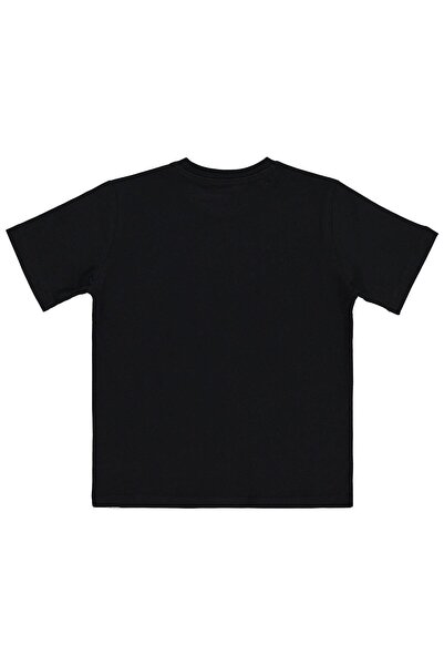 Civil Boys Basic Surf Label T-Shirt for 6-9 Years Old Km - Black 9-10 Years Old
