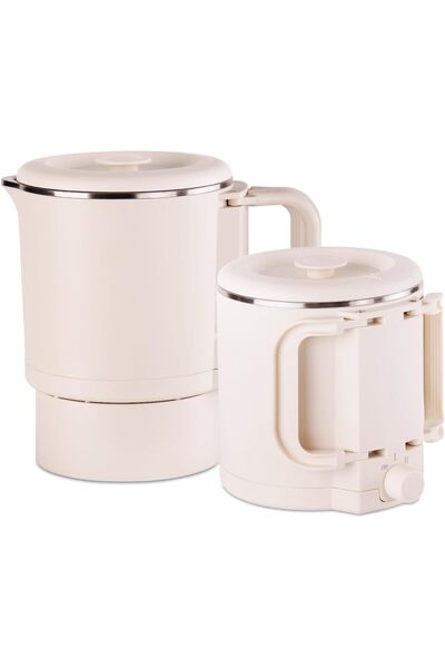 Arabest Portable Electric Kettle, 0.8L Foldable Mini Travel Cookware, Stainle...