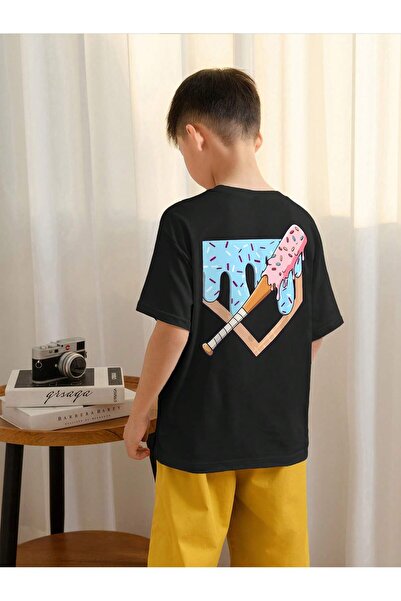 Velostra Băieți Candy cu imprimeu supradimensionat Confortabil pentru utiliza...