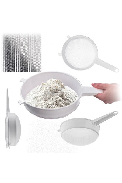 KADAX Strecurătoare densă pentru făină, lapte, zahăr pudră, bucătărie, plasti...