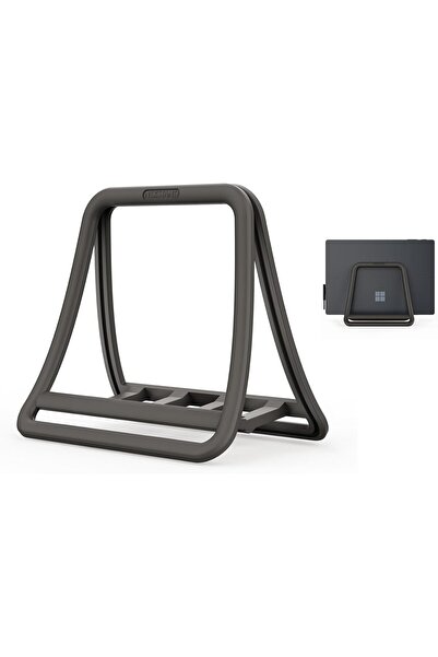 Arabest Vertical Laptop Stand, Automatic Locking Desktop Docking Station, Spa...