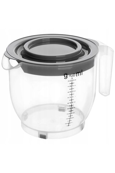 KADAX Tel de bucătărie, bol, recipient, capac, cană de măsurat, ulcior 2L