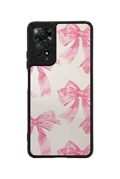 Aksel Kılıf متوافق مع Redmi Note 11 Pro / 12 Pro مطبوع، أسود مطفي، سيليكون نا...