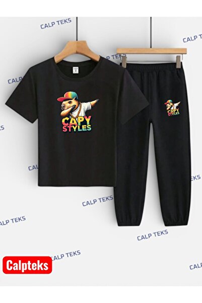CALP TEKS Sincaap Cappy Styles Printed Top and Bottom Children's Set (T-Shirt...