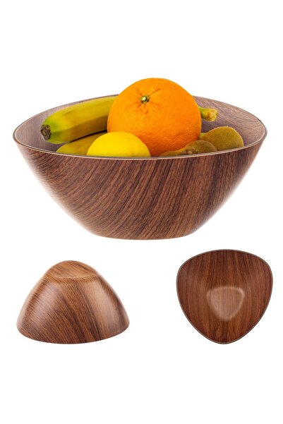 KADAX Bol de salată, bol din plastic 20 cm, pentru salate, gustări de fructe,...