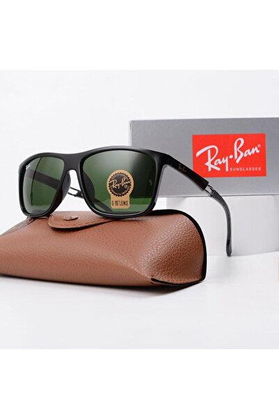Ray-Ban Classic Men's Sunglasses Black Framed with Green UV Lenses