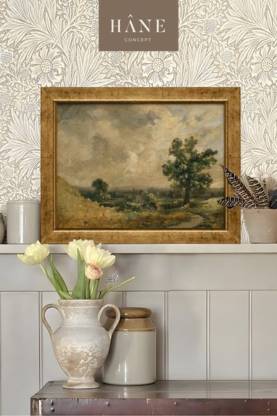 Hane Concept Doğanın Huzuru Vintage Peyzaj Tablosu – Klasik Manzara Sanat Baskı