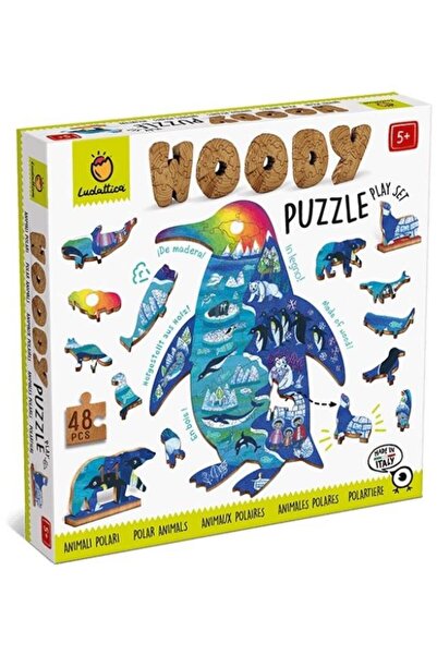 Scribant Wooden puzzle - North Pole, Ludattica, +5 years, 48