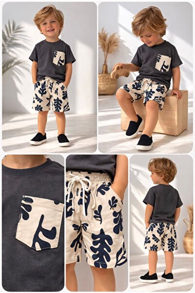 ciklet kids Αγορίστικο καλοκαιρινό σετ δύο τεμαχίων (άνω και κάτω μέρος)