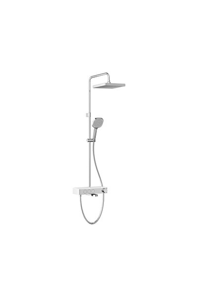 Artema Core Square Duş Sistemi Termostatik Banyo Bataryalı Krom A47310