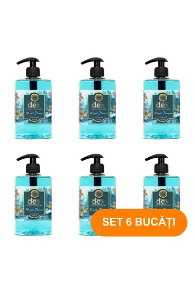 Dex SET 6 PIECES - Mystic Flowers Liquid Hand Soap 500 ml