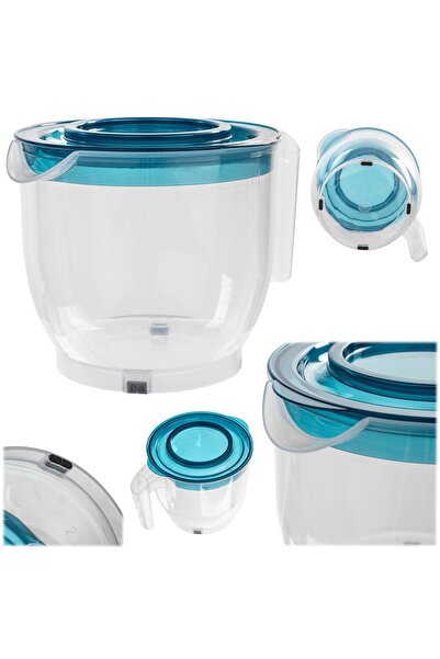 KADAX Bol de bucătărie pentru amestecat, bătut, ulcior, recipient gradat 2L