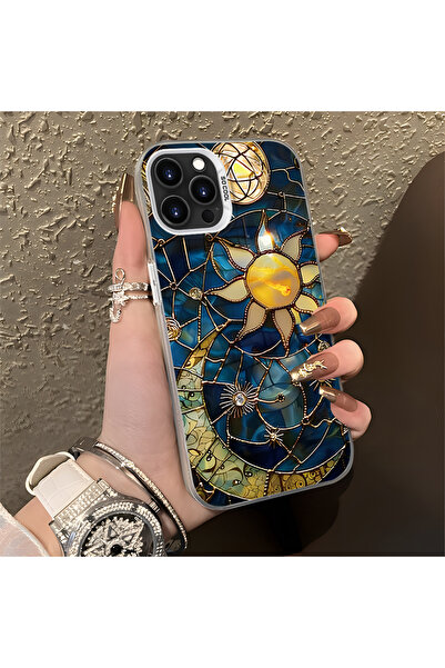 Hontinga iPhone 13 Pro Max Compatible Silicone Edge Hard Back Anti-Fall Phone...