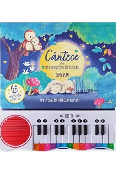 Editura Litera Cantece de noapte buna. Carte pian