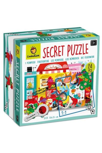 Scribant Secret Puzzle - Pompierii, Ludattica, 3 ani +, 24