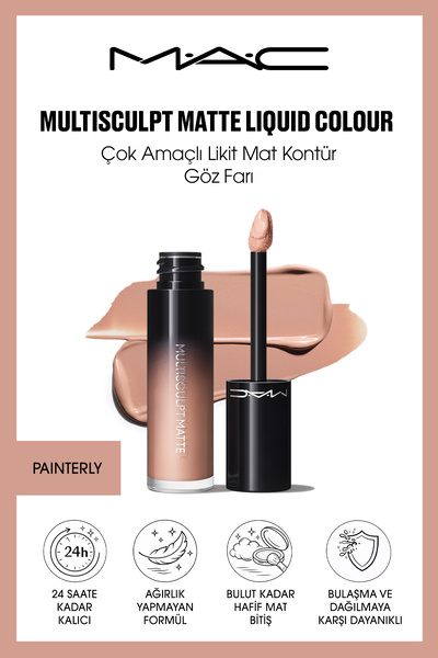 M.A.C MULTISCULPT MATTE LIQUID COLOUR Çok Amaçlı Likit Mat Kontür ve Göz Farı...