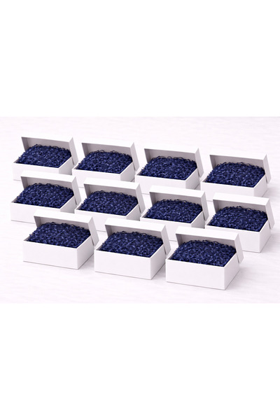 Orbak Kağıtçılık Beyaz Karton Takı Kutusu 9,5x9,5x2 cm – Kapaklı Model | 10 A...