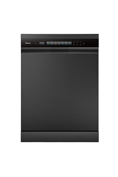 Midea Dishwasher – 9 Programs – 15 Place Settings – Black