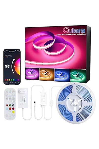OEM OULARA RGB COB LED Strip, 10m, 24V, 5760 LEDs, Dimmable, WiFi Control
