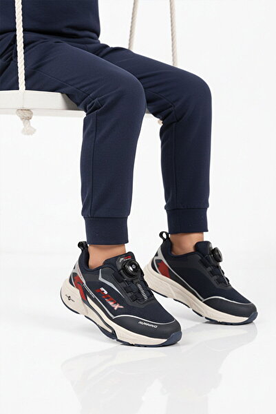 Promax Ανδρικά αθλητικά παπούτσια για αγόρια σε μπλε ναυτικό χρώμα με κορδόνι...