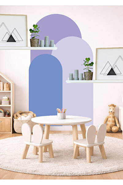 Sim Tasarım Set de autocolante de perete Bohemian Oval, 3 piese