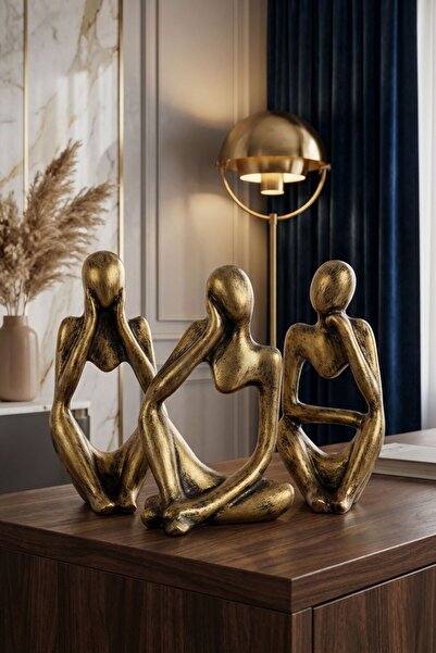 Evene Dekoratif Obje Biblo Ev Dekorasyon Heykel Salon Masaüstü Biblo Heykel S...