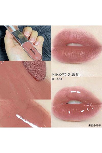 kıko mılano Unlimited Double Touch Liquid Lipstick - 103 Natural Rose