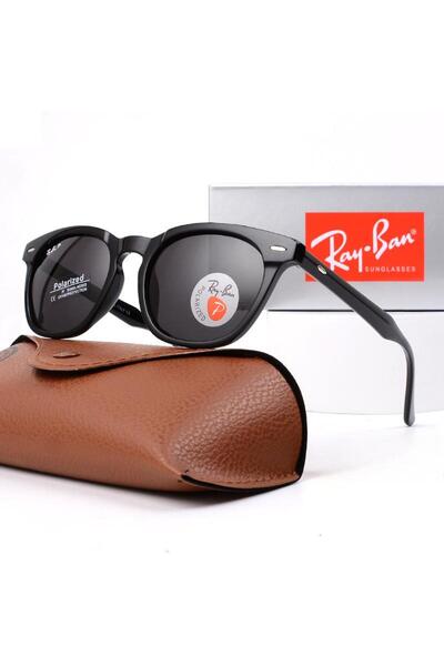 Ray-Ban High Quality Men's Sun Polarized Glasses Metal High-end Sunglasses Bl...