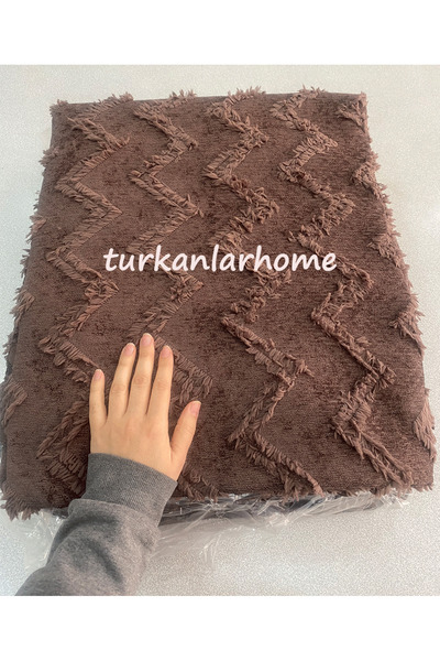 turkanlarhome 200 x 170 cm Шьонил калъф за диван Бохемски текстуриран зигзаг ...