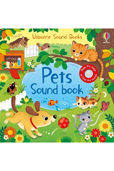 Usborne Sensory Sound Book, PETS SOUND BOOK, Usborne, + 6 months