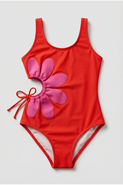 Katia&Bony Κοριτσίστικο μαγιό Floral Outburst Papatya με τύπωμα με Με δέσιμο ...