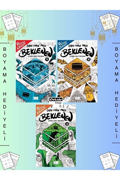Aile Yayınları Boyamalı - Bir Siyer Mangası Beklenen 1 - 2 - 3 Ömer Faruk Pak...