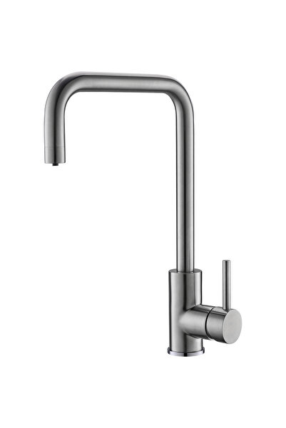 Alveus Dual faucet, 3-way hot/cold/filtered water, brushed stainless steel