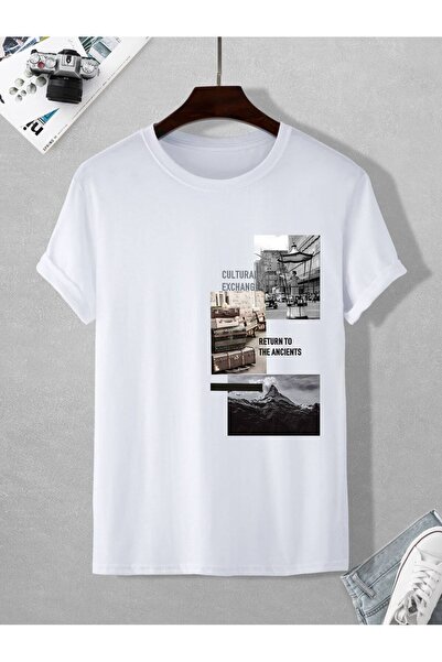 EFFRENATU Unisex Text Printed T-Shirt – Round Neck, Short Sleeve, Casual