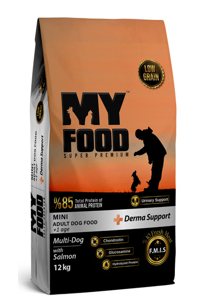 My Food Dry food for adult small dogs, Super Premium, with salmon and rice, 1...