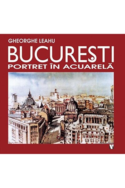 Editura Vremea Bucuresti, portret in acuarela, Gheorghe Leahu