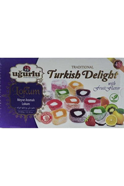Uğurlu Ugurlu Turkish Delight with Mixed Fruits 350 gr