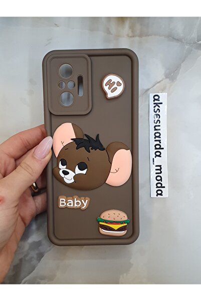 Aksesuarda Moda Redmi Note 10 Pro Compatible Silicone Case with Figure