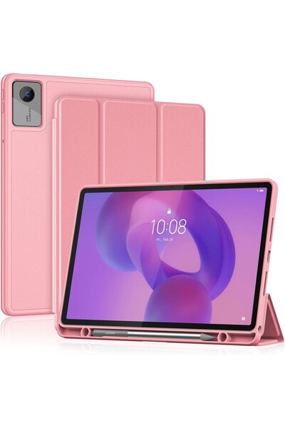 UnDePlus Lenovo Tab P12 12.7Inch Tb370Fu Compatible Case Smart Case with Pen ...