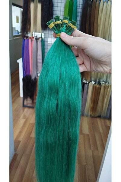 PRODİVA ZELENA BOJA PRAVA KOSA UDELEZIJA 1 KOMAD