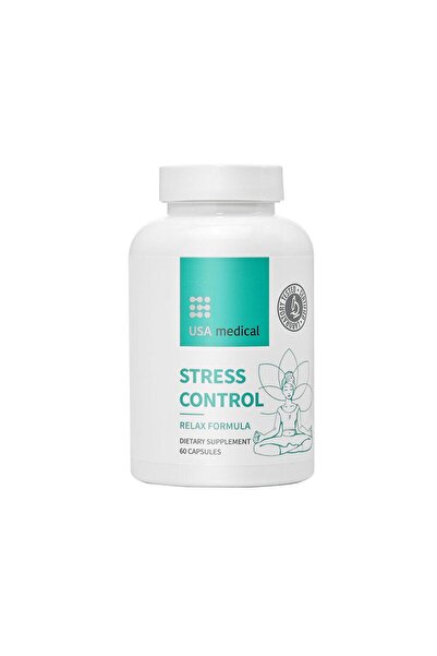 Usam Capsules for stress control with Alphawave L-Theanine, iodine, iron USA ...