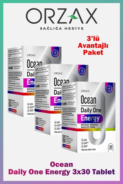 Ocean Daily One Energy 30 Tablet 3 Adet