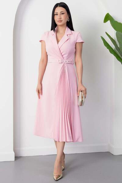 PULLIMM Бебешка рокля с плисиран колан Yaja JNL3090