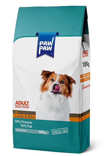 PawPaw Dry food for adult dogs, Premium, PawPaw, with lamb and rice, 10 kg