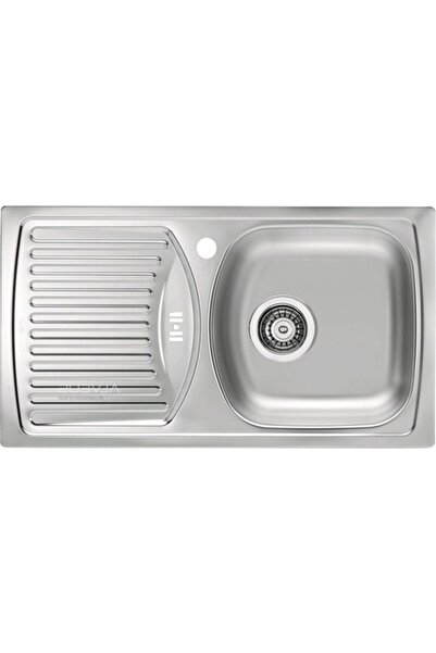 Alveus Chiuveta Bucatarie Basic 150 Satin, 1 Cuva, 78x35 cm, Picurator Stanga...