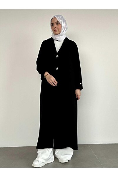 Berika YILDIRIM KREP TRENÇ SİYAH