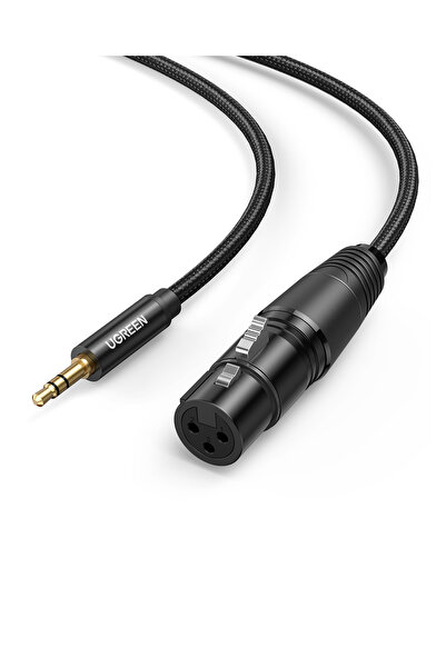 Ugreen 3.5mm Erkek – XLR Dişi Mikrofon / Ses Kablosu 2m, 20244