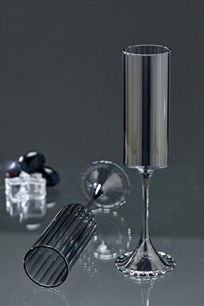 Cooker 200 ml 2'li Borosilikat Cam Meşrubat Bardağı Seti CKR3636