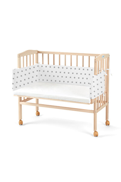 Waldin Children's bed, Waldin, 2in1, 90 cm x 55 cm, beech wood, Natur, Cover,...