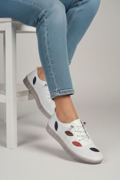 Cozi company Genuine Leather Stretchy Lightweight Comfortable Casual Shoes